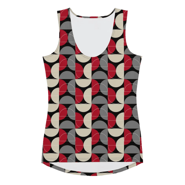 Printed Tank Tops for Dark Winter Seasonal Color Palette