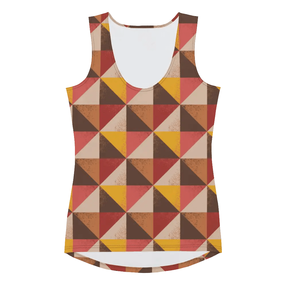 Printed Tank Tops for True Autumn Seasonal Color Palette