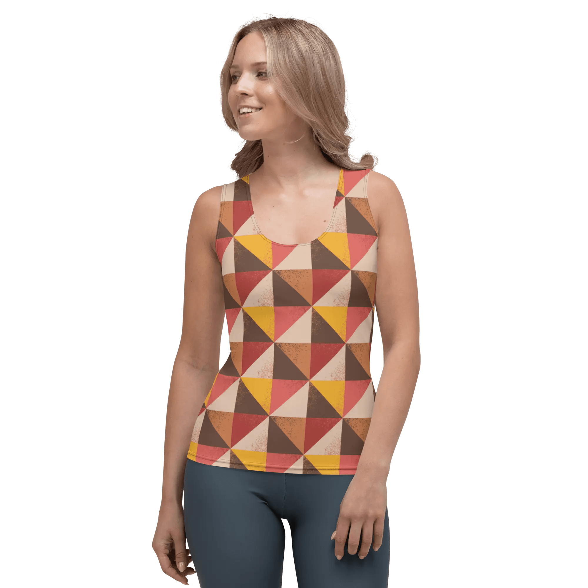 Printed Tank Tops for True Autumn Seasonal Color Palette