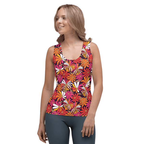 Printed Tank Tops for Bright Spring Seasonal Color Palette