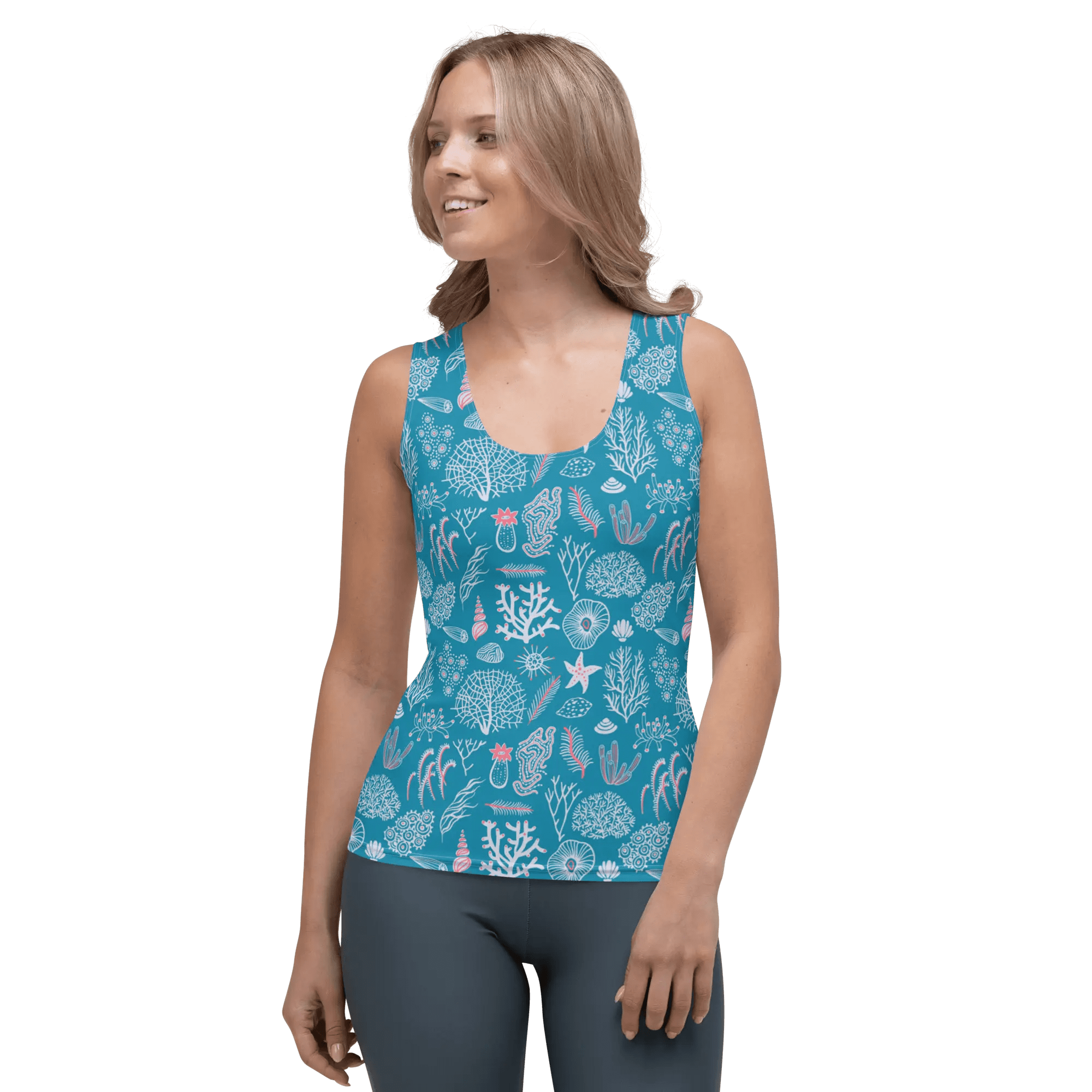 Printed Tank Tops for True Summer Seasonal Color Palette
