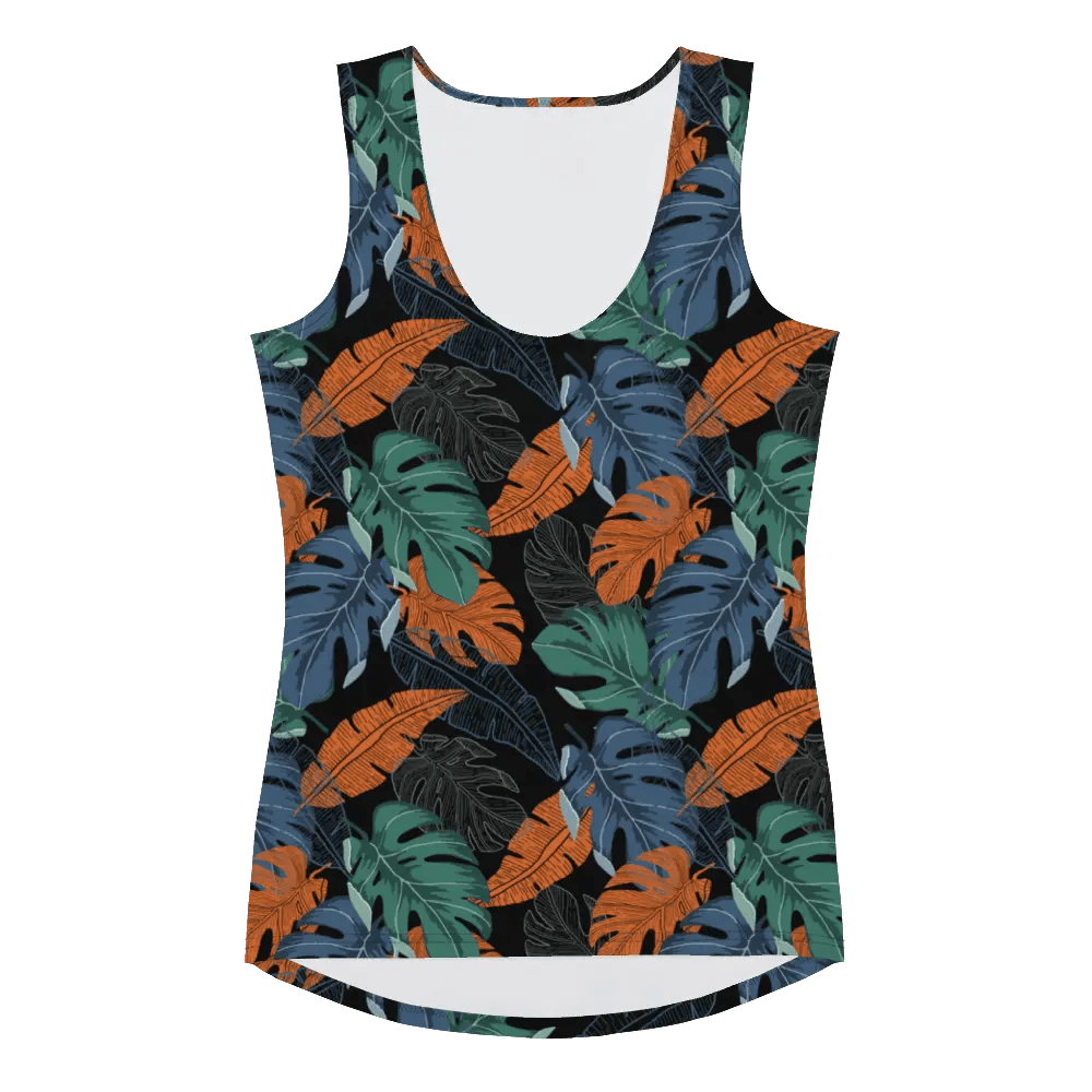 Printed Tank Tops for Dark Autumn Seasonal Color Palette