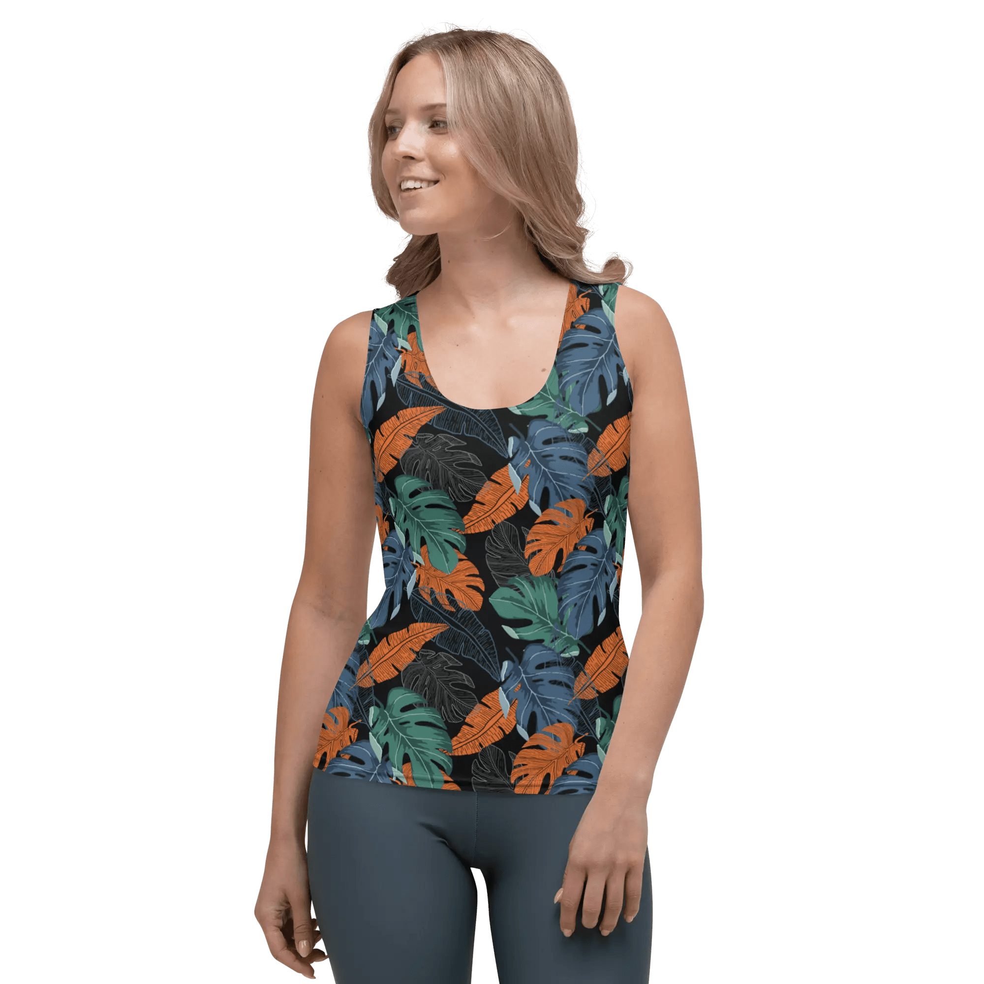 Printed Tank Tops for Dark Autumn Seasonal Color Palette