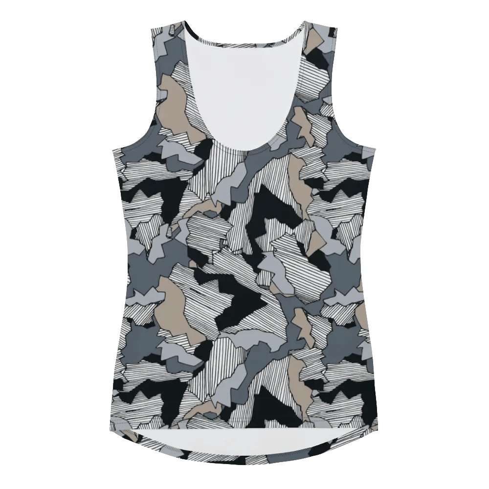 Printed Tank Tops for Dark Winter Seasonal Color Palette