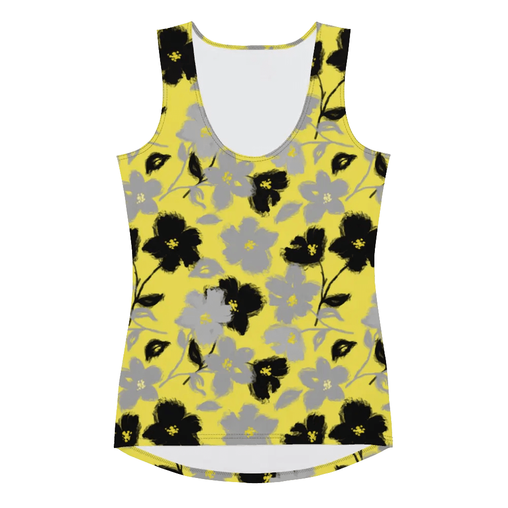 Printed Tank Tops for Bright Winter Seasonal Color Palette
