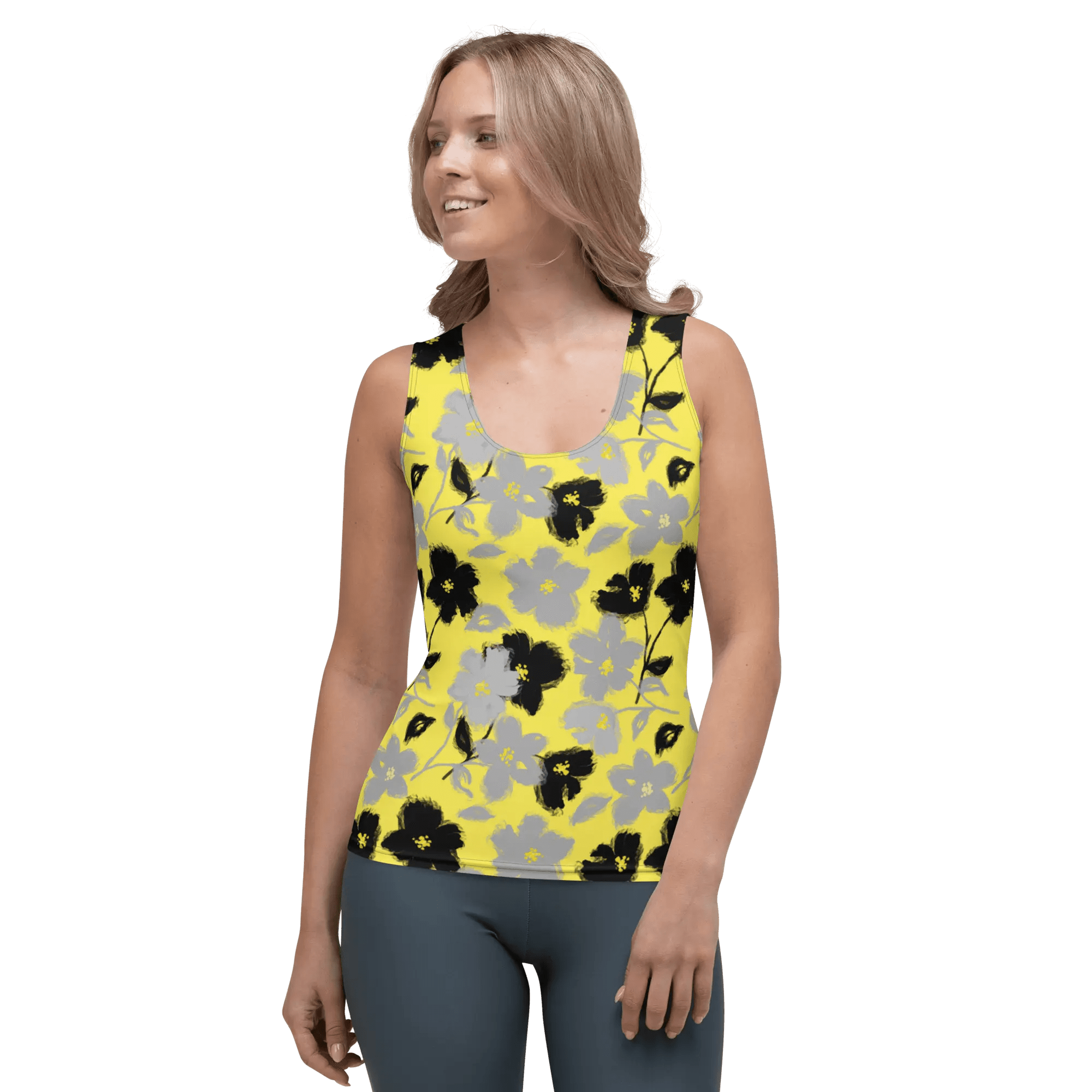 Printed Tank Tops for Bright Winter Seasonal Color Palette