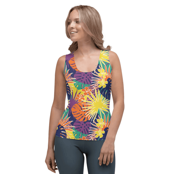 Printed Tank Tops for Bright Spring Seasonal Color Palette