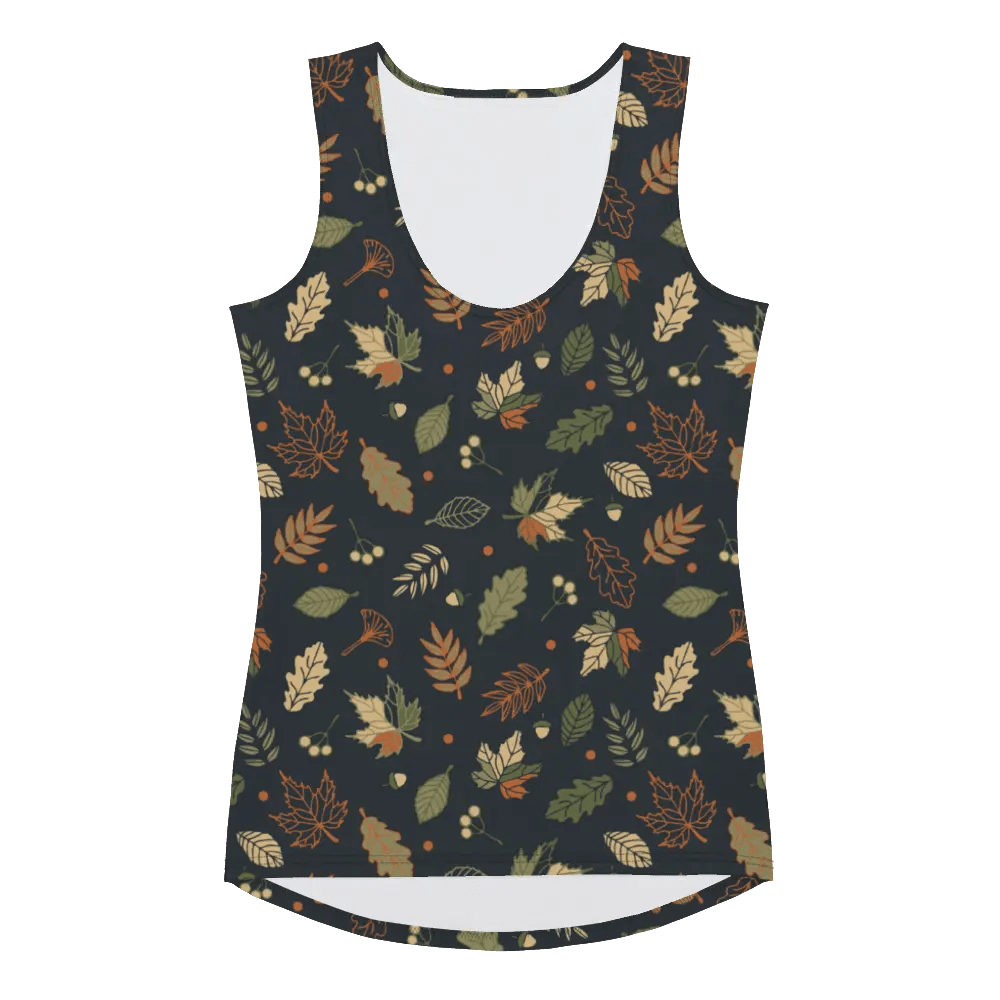 Printed Tank Tops for Dark Autumn Seasonal Color Palette