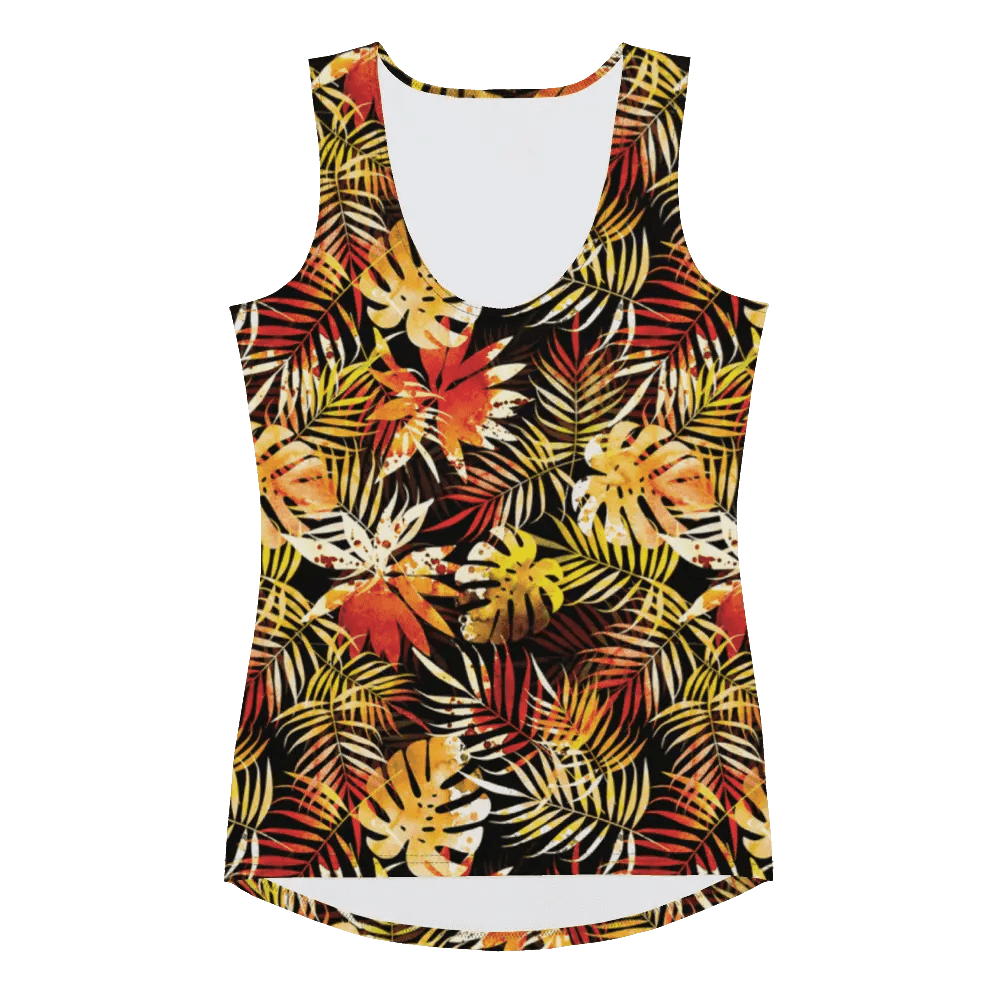 Printed Tank Tops for True Autumn Seasonal Color Palette