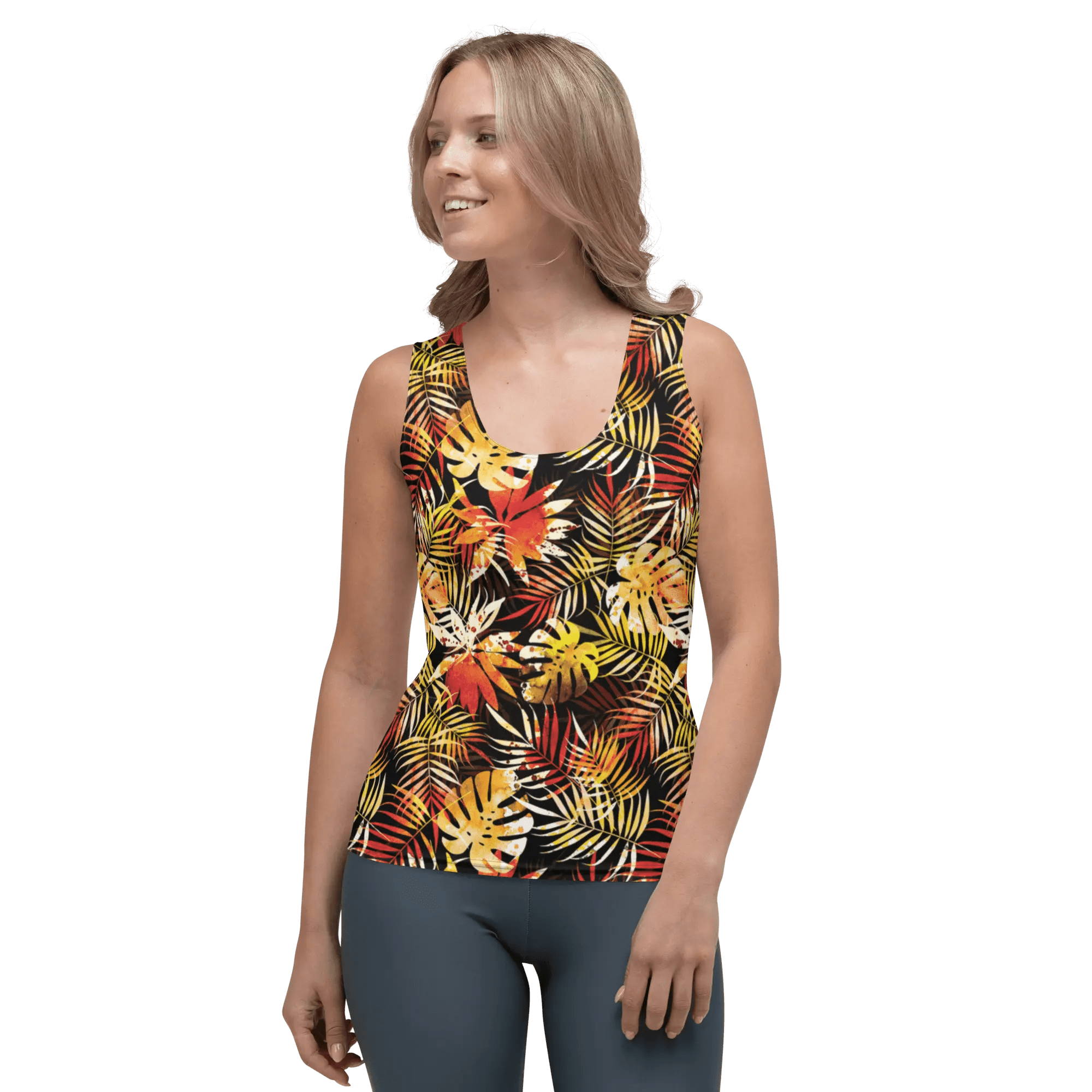Printed Tank Tops for True Autumn Seasonal Color Palette