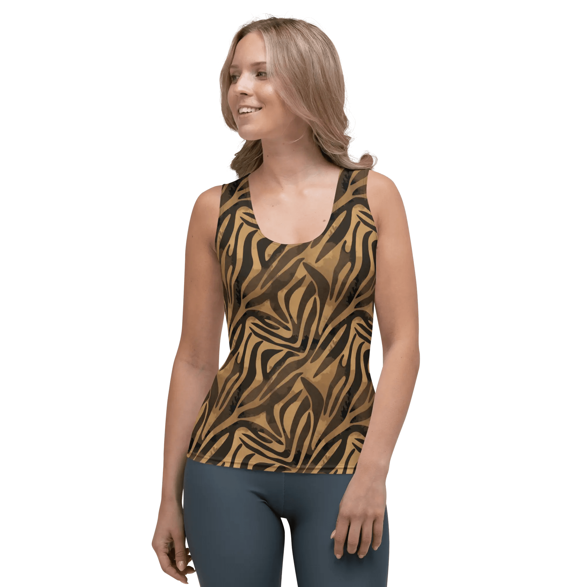 Printed Tank Tops for True Autumn Seasonal Color Palette