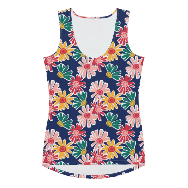 Printed Tank Tops for Bright Spring Seasonal Color Palette