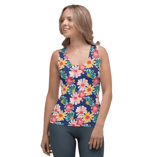 Printed Tank Tops for Bright Spring Seasonal Color Palette