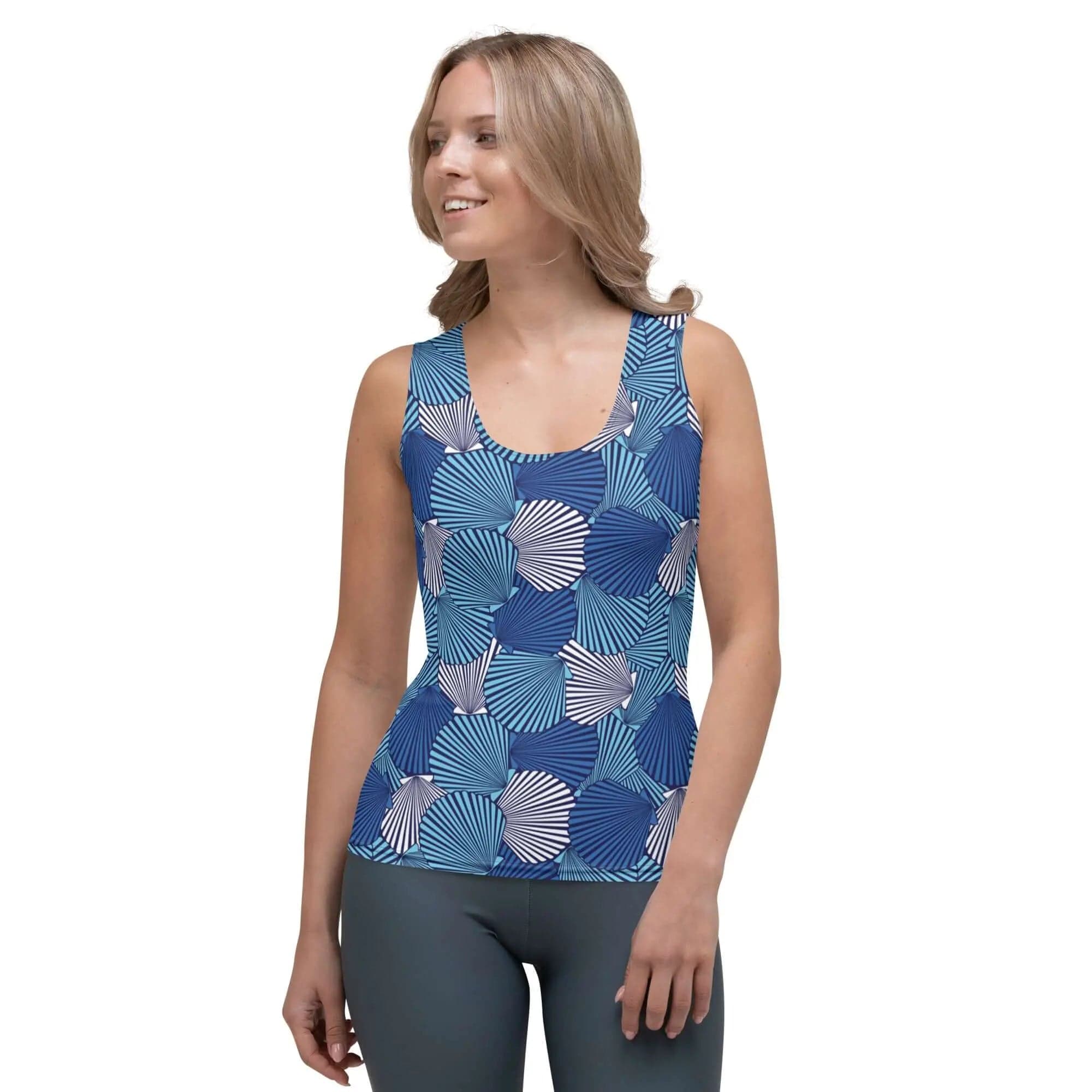 Printed Tank Tops for True Summer Seasonal Color Palette