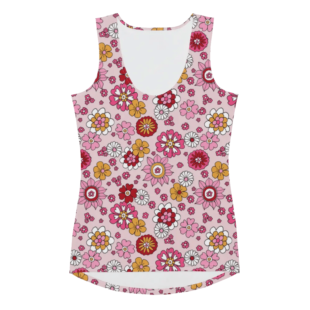 Printed Tank Tops for Bright Spring Seasonal Color Palette