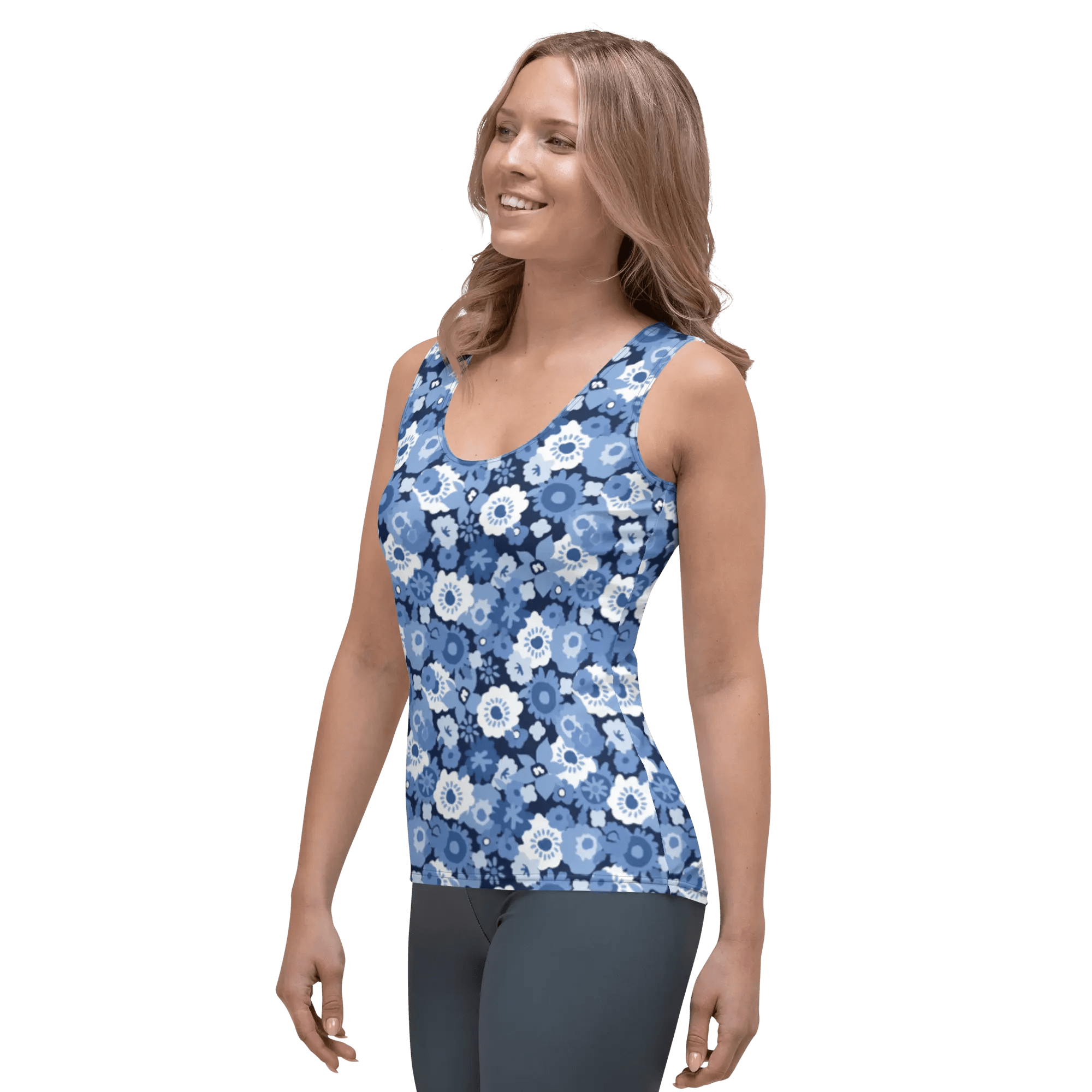 Printed Tank Tops for True Summer Seasonal Color Palette