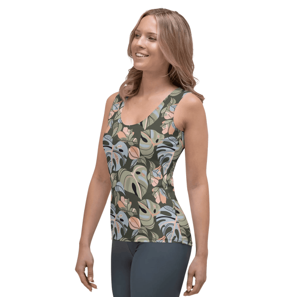 Printed Tank Tops for Soft Summer Seasonal Color Palette