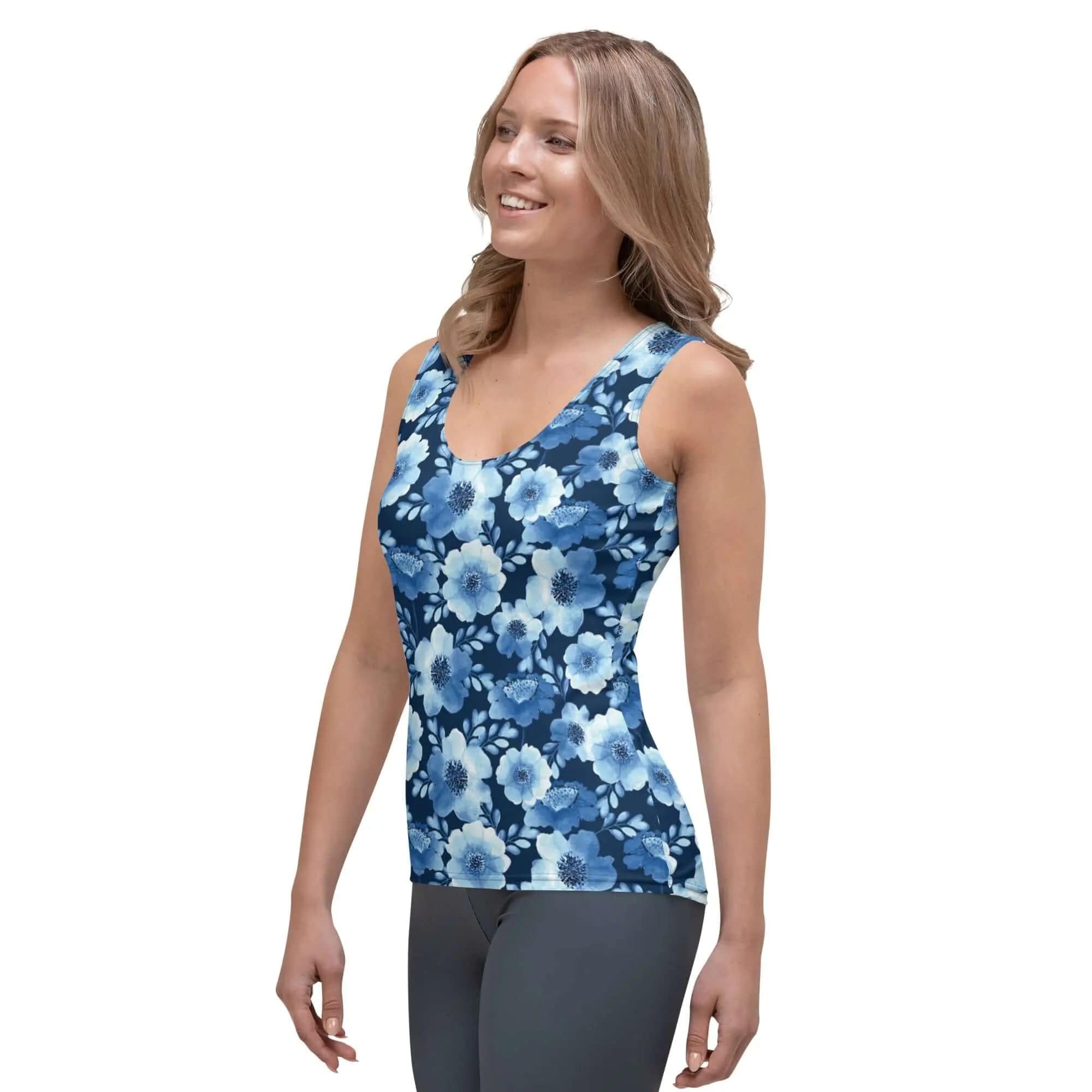 Printed Tank Tops for True Winter Seasonal Color Palette