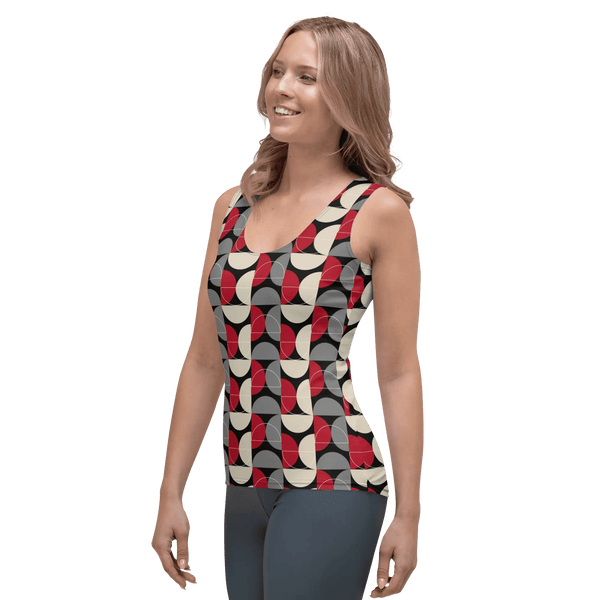 Printed Tank Tops for Dark Winter Seasonal Color Palette