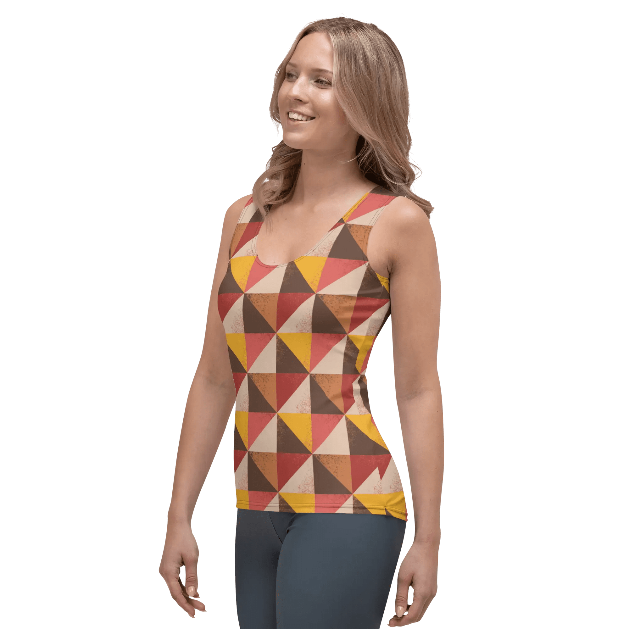 Printed Tank Tops for True Autumn Seasonal Color Palette