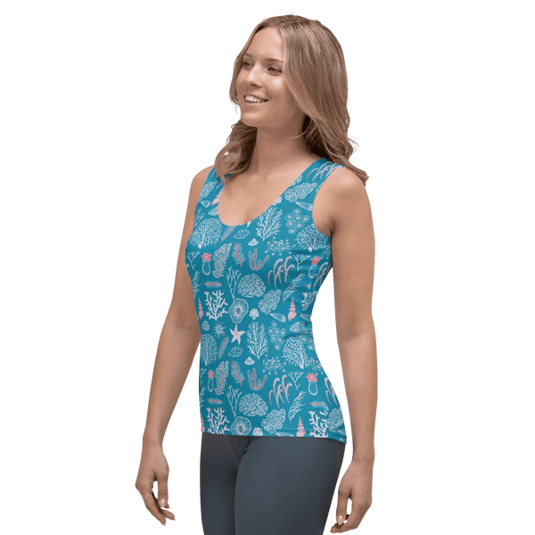 Printed Tank Tops for True Summer Seasonal Color Palette