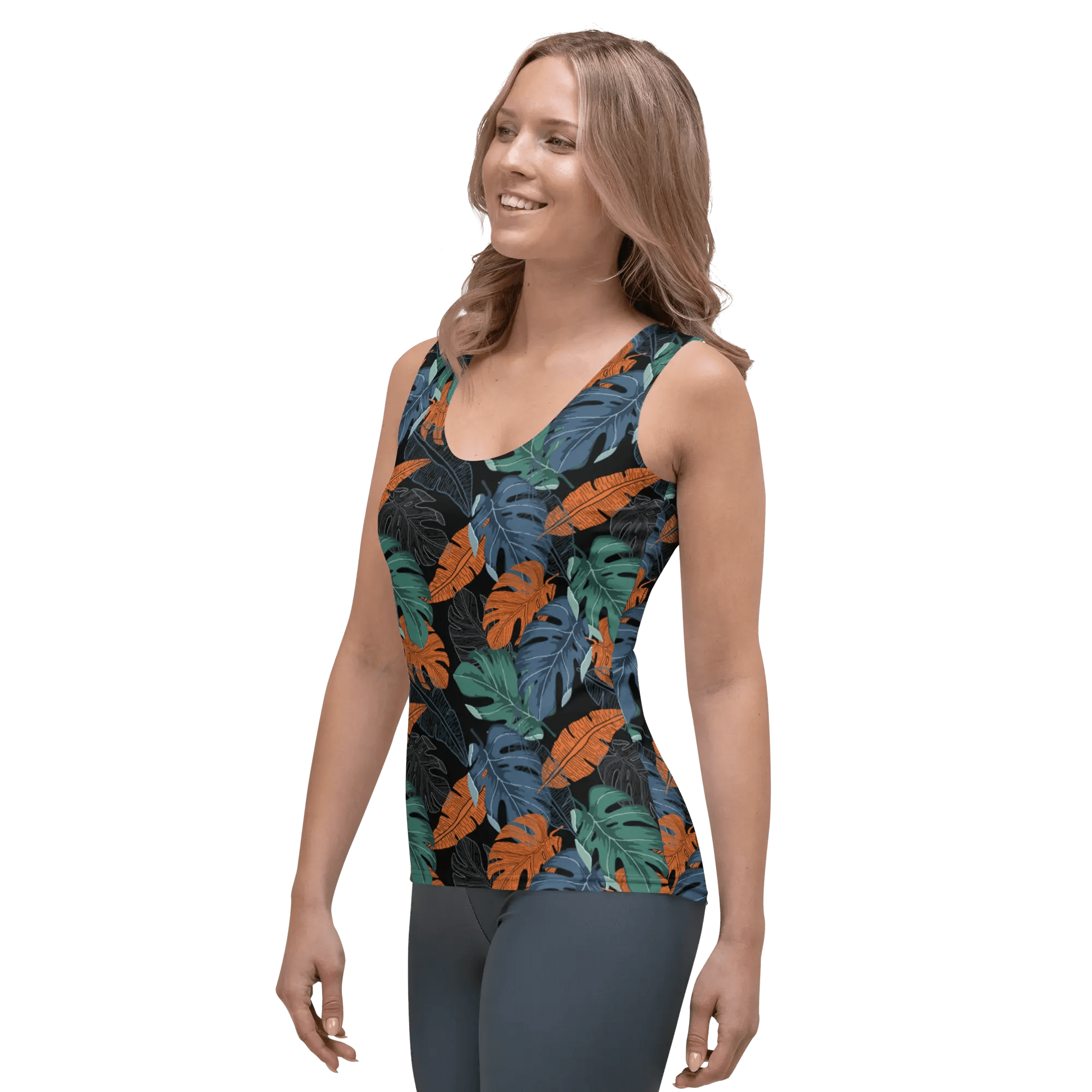 Printed Tank Tops for Dark Autumn Seasonal Color Palette