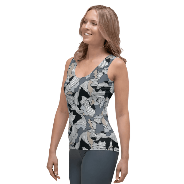Printed Tank Tops for Dark Winter Seasonal Color Palette
