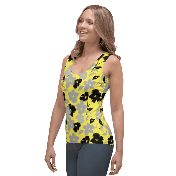 Printed Tank Tops for Bright Winter Seasonal Color Palette
