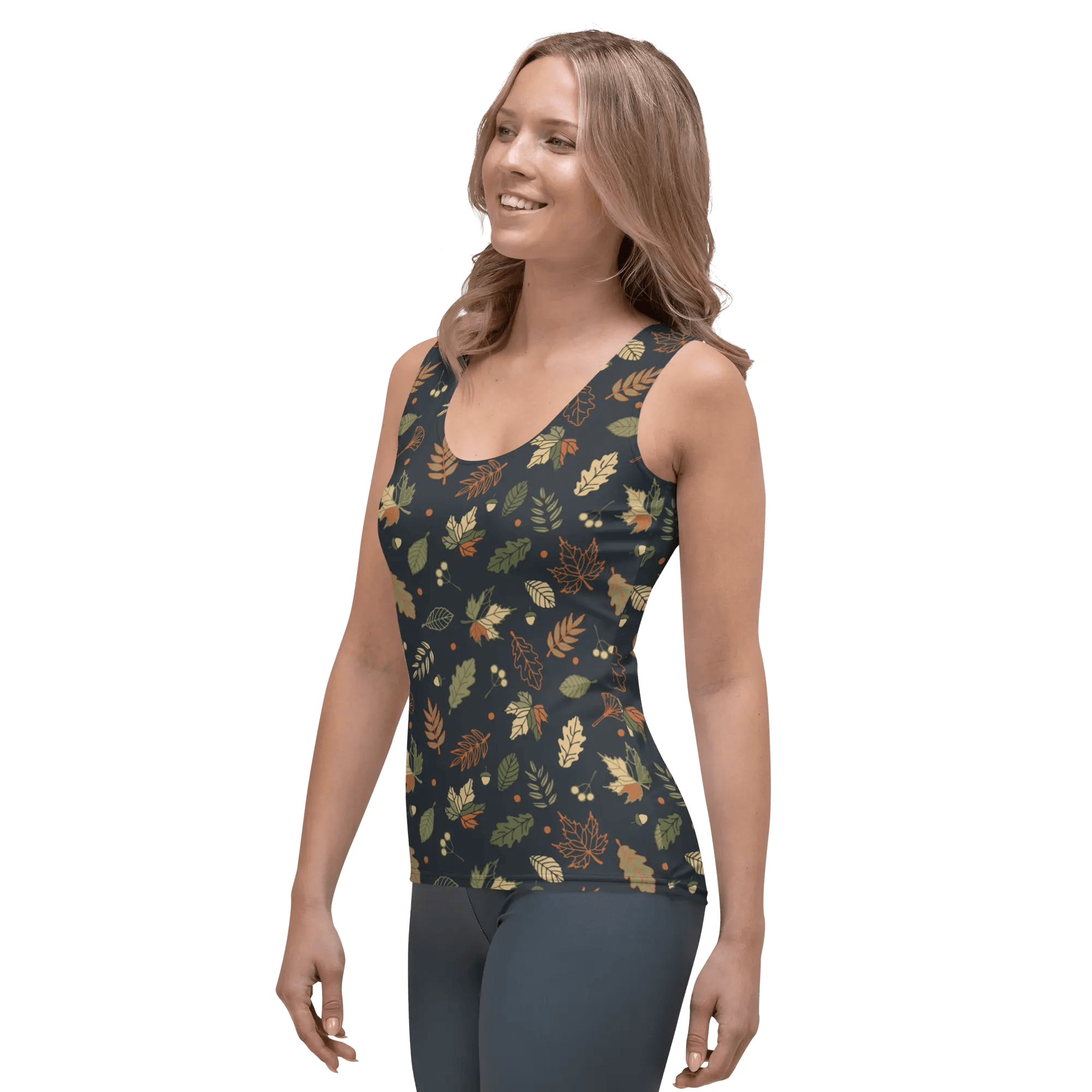 Printed Tank Tops for Dark Autumn Seasonal Color Palette
