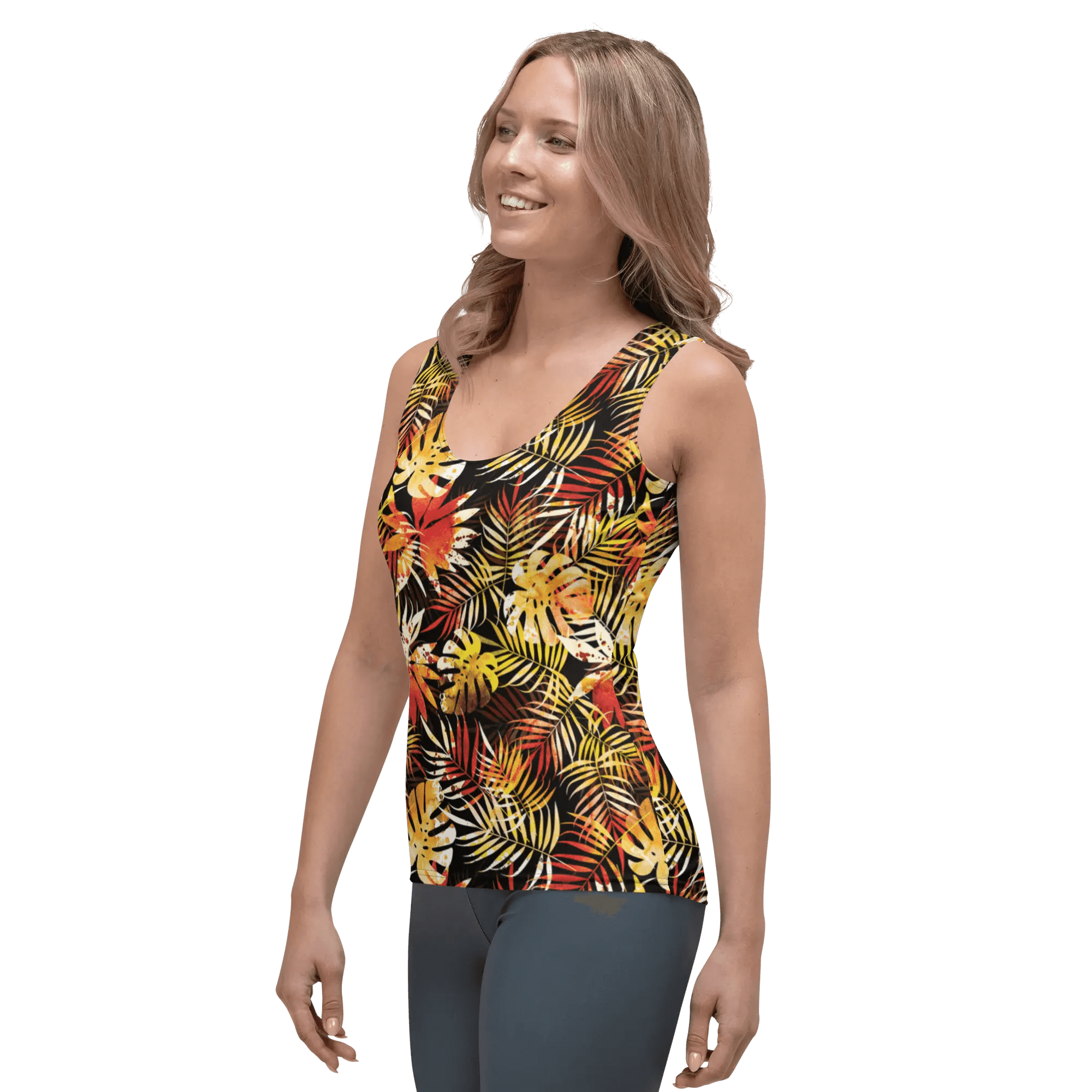 Printed Tank Tops for True Autumn Seasonal Color Palette