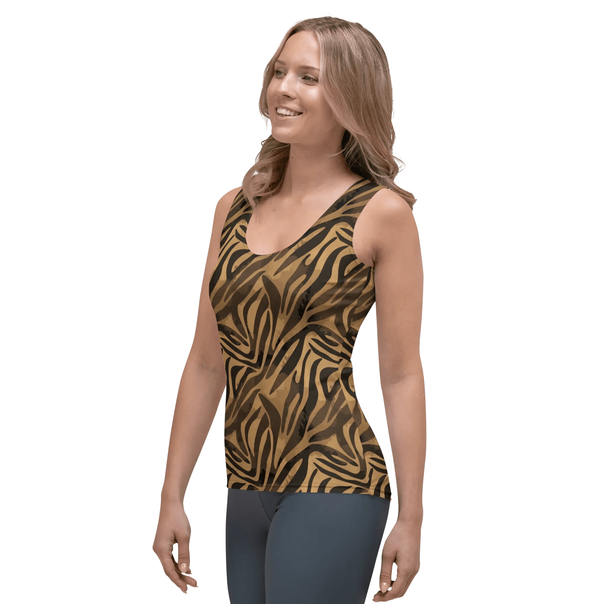 Printed Tank Tops for True Autumn Seasonal Color Palette