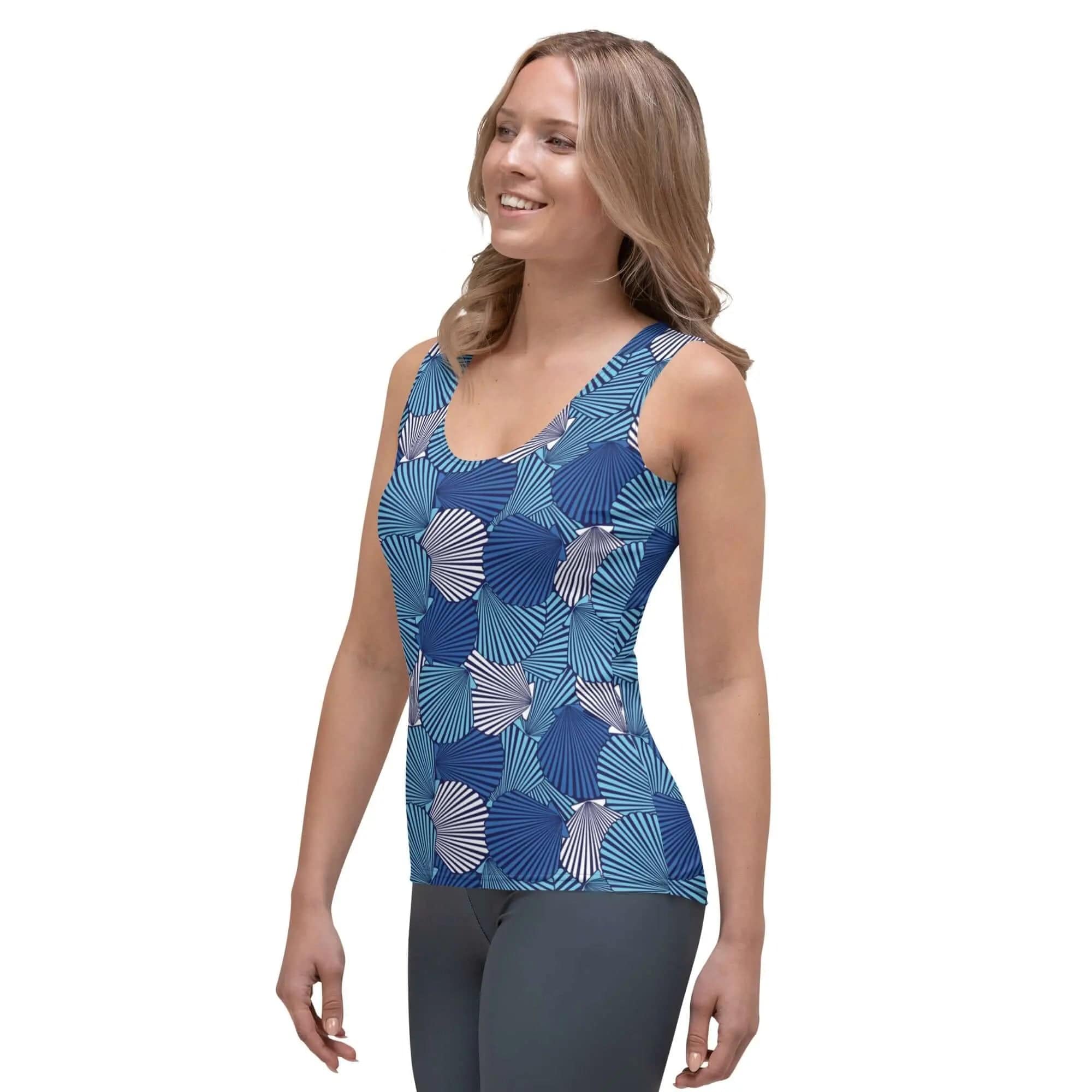 Printed Tank Tops for True Summer Seasonal Color Palette