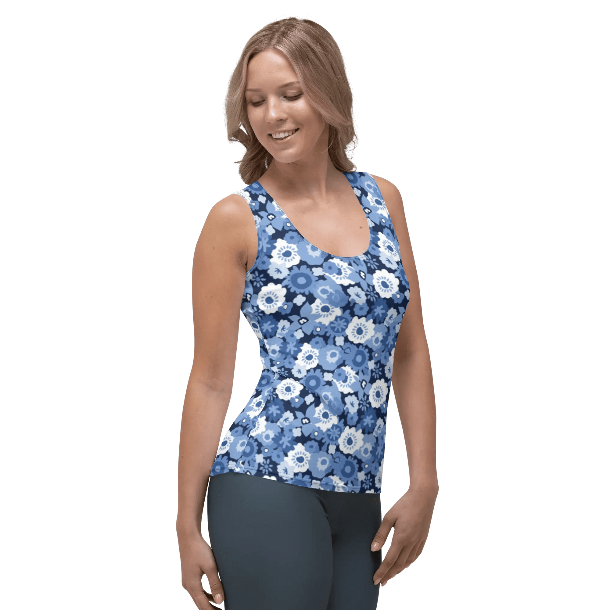 Printed Tank Tops for True Summer Seasonal Color Palette