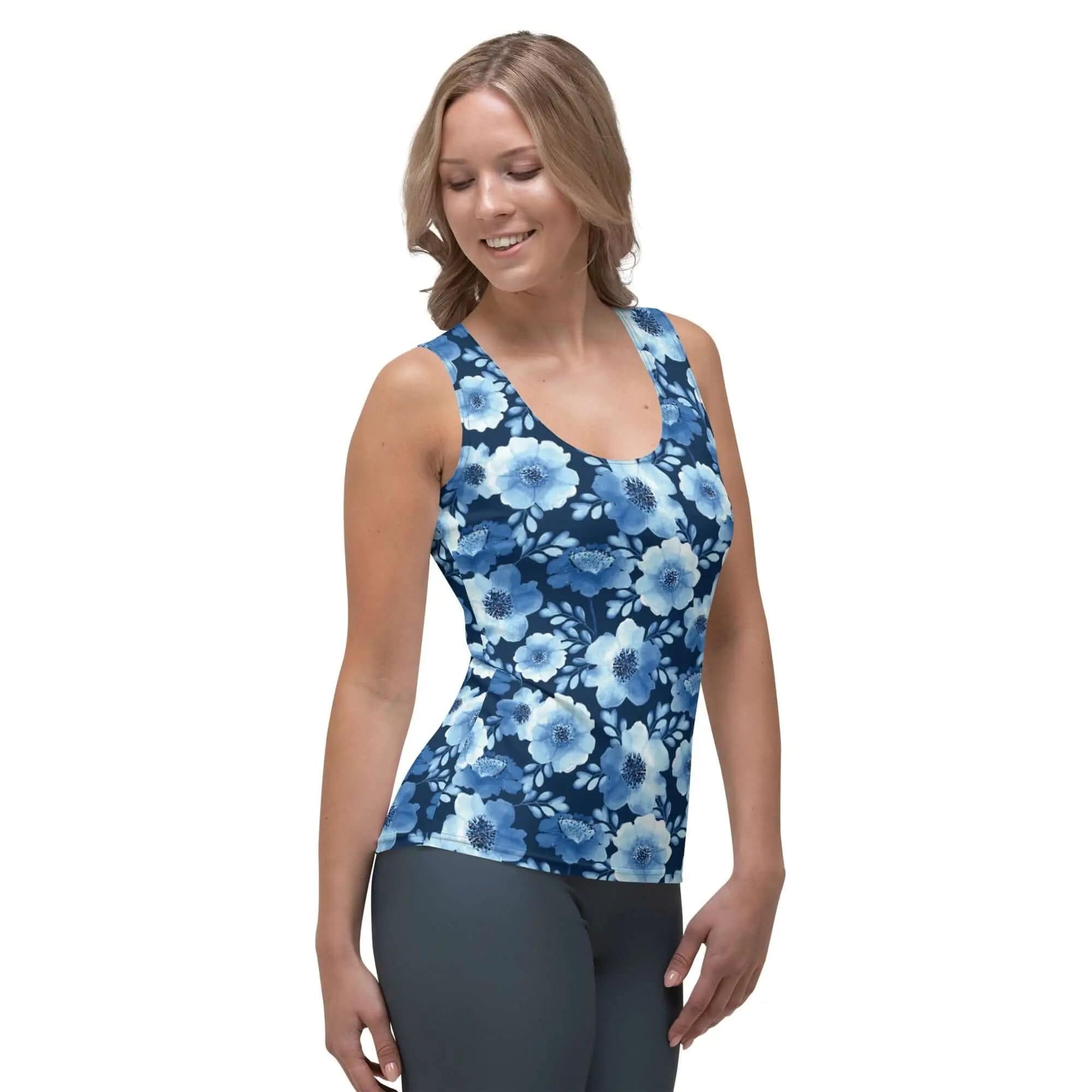Printed Tank Tops for True Winter Seasonal Color Palette