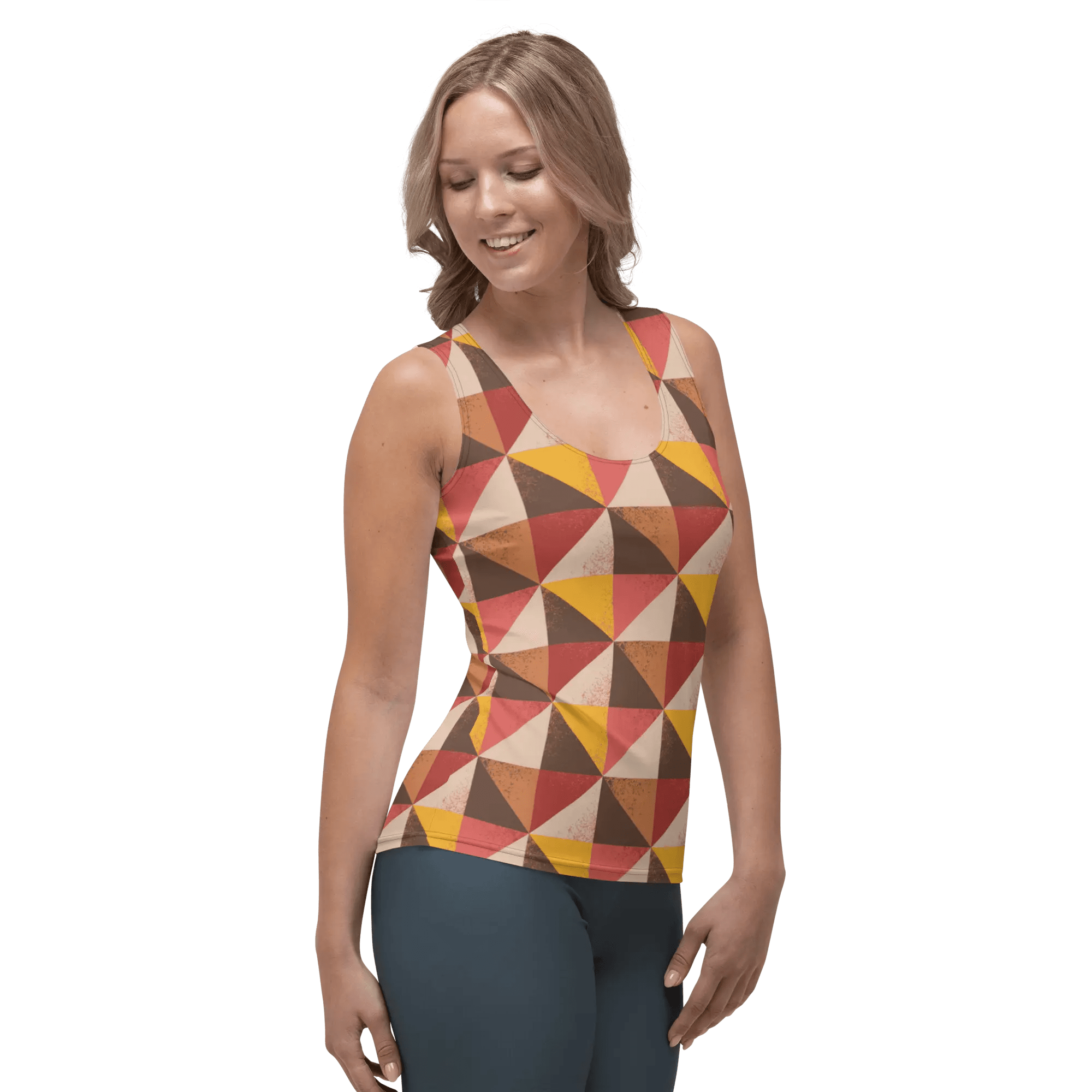 Printed Tank Tops for True Autumn Seasonal Color Palette