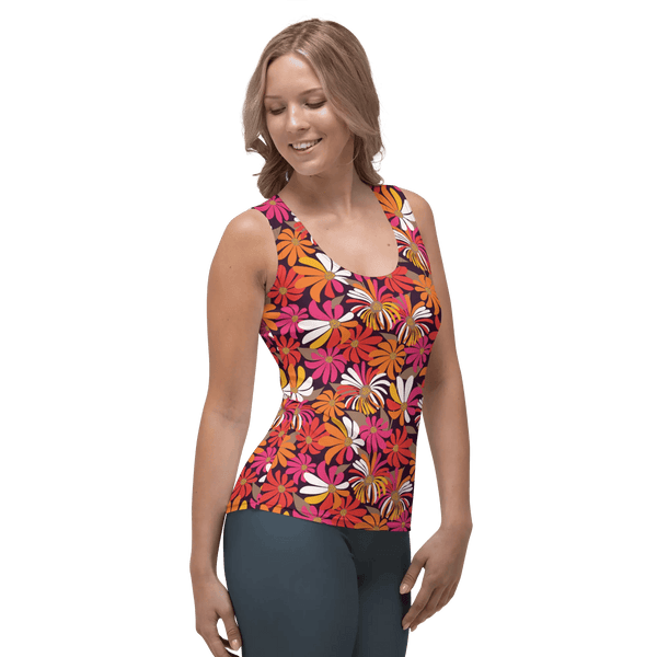 Printed Tank Tops for Bright Spring Seasonal Color Palette