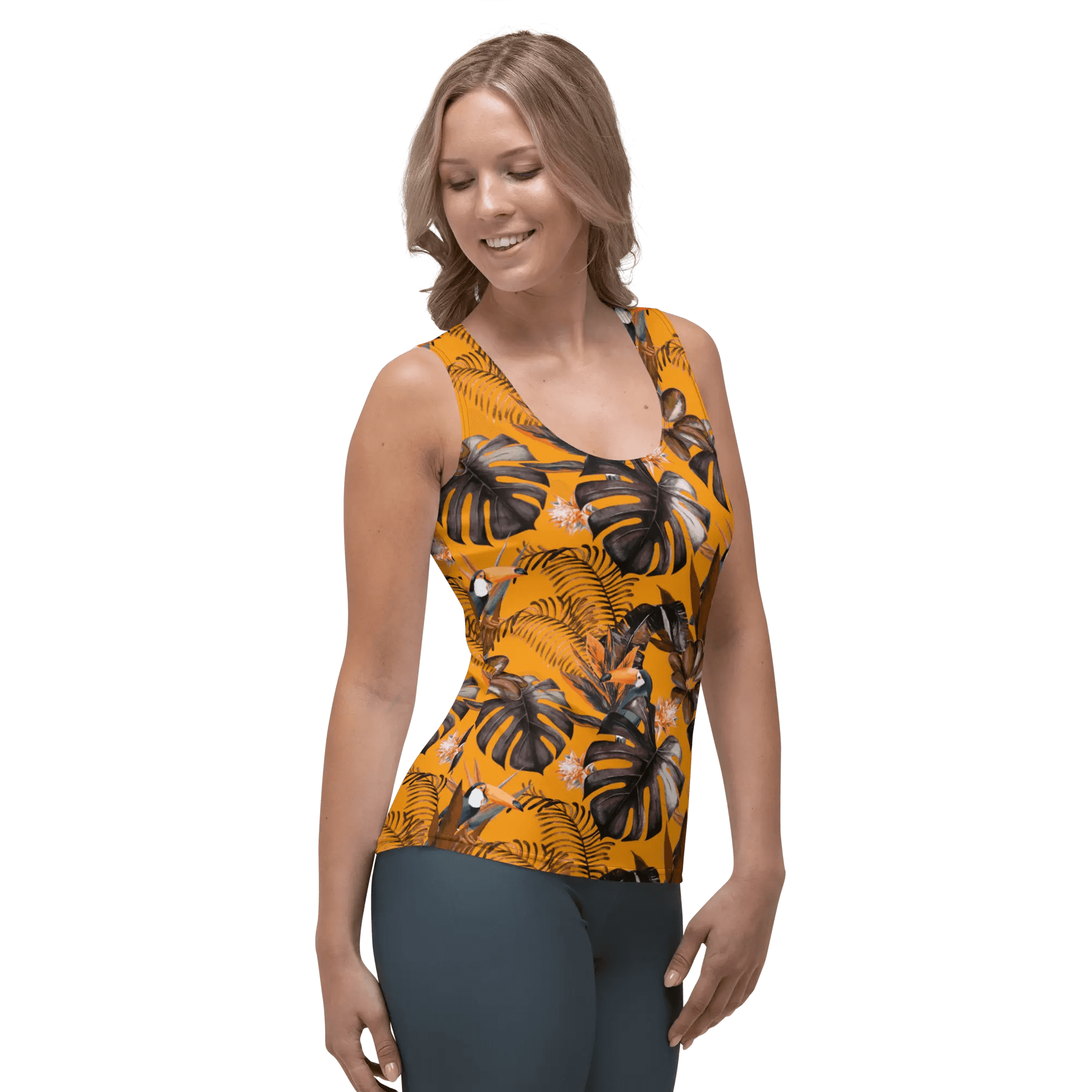 Printed Tank Tops for True Autumn Seasonal Color Palette