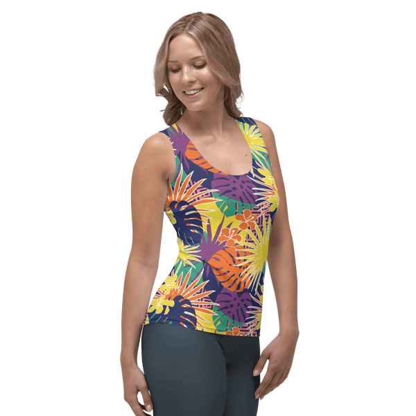 Printed Tank Tops for Bright Spring Seasonal Color Palette