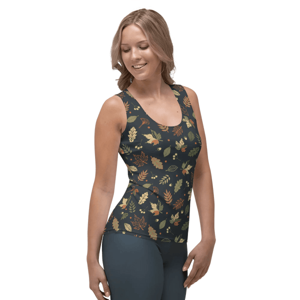 Printed Tank Tops for Dark Autumn Seasonal Color Palette