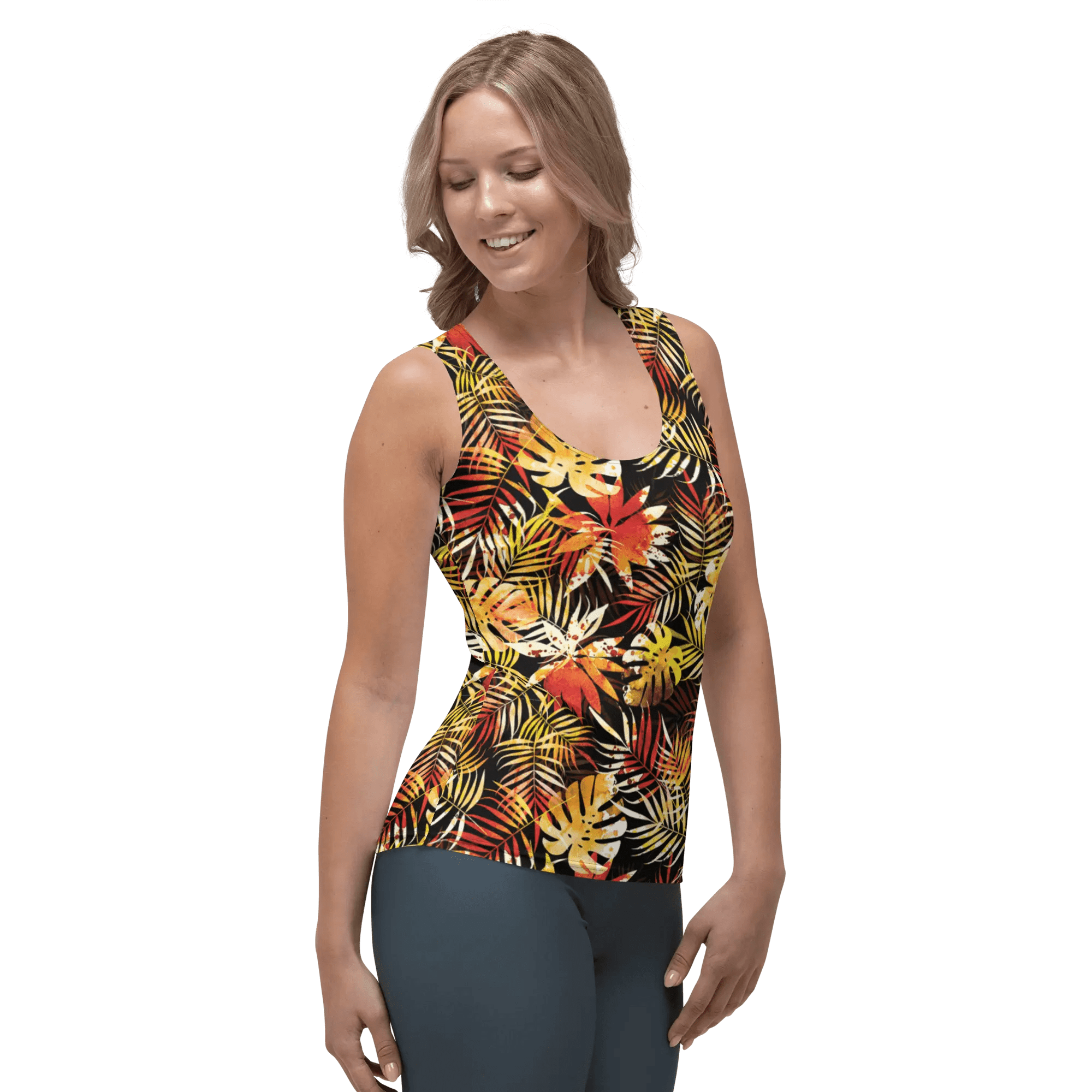Printed Tank Tops for True Autumn Seasonal Color Palette