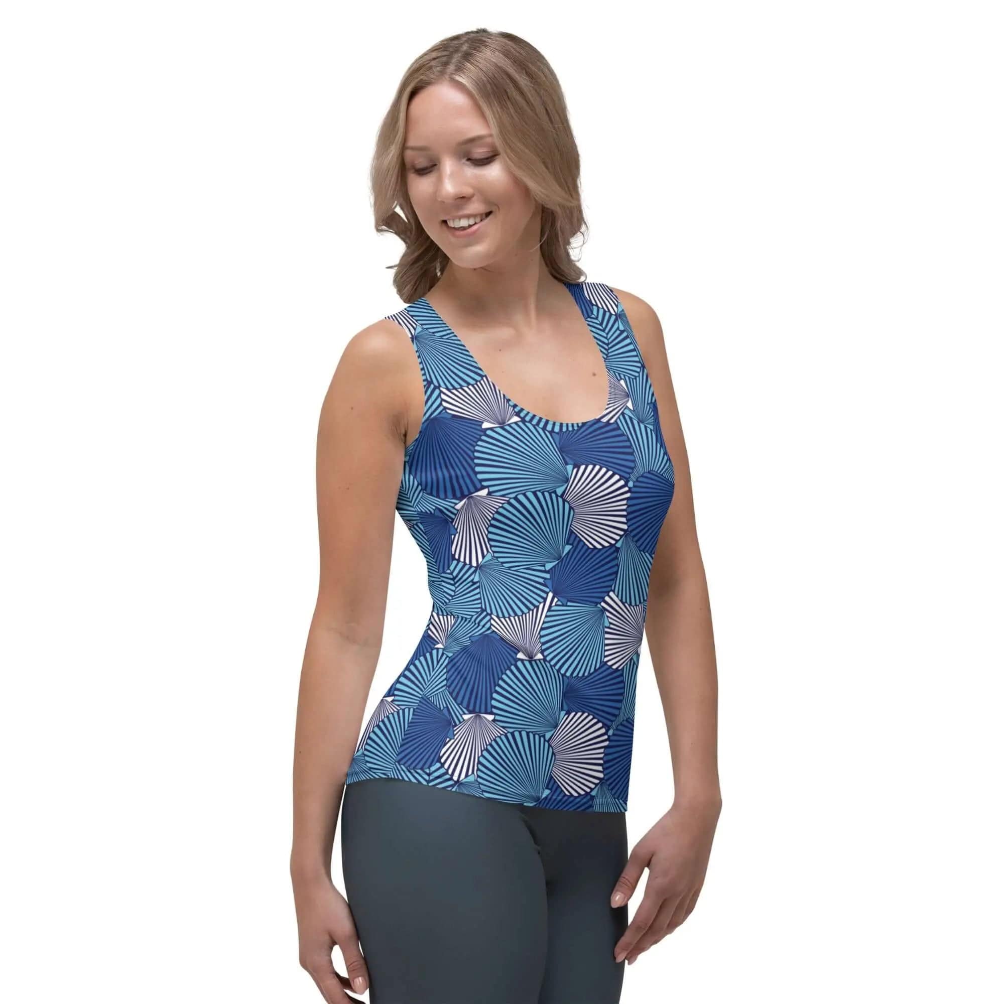 Printed Tank Tops for True Summer Seasonal Color Palette