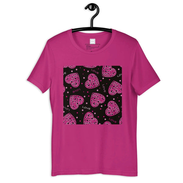 Unisex T-Shirt with Bright Winter Colors