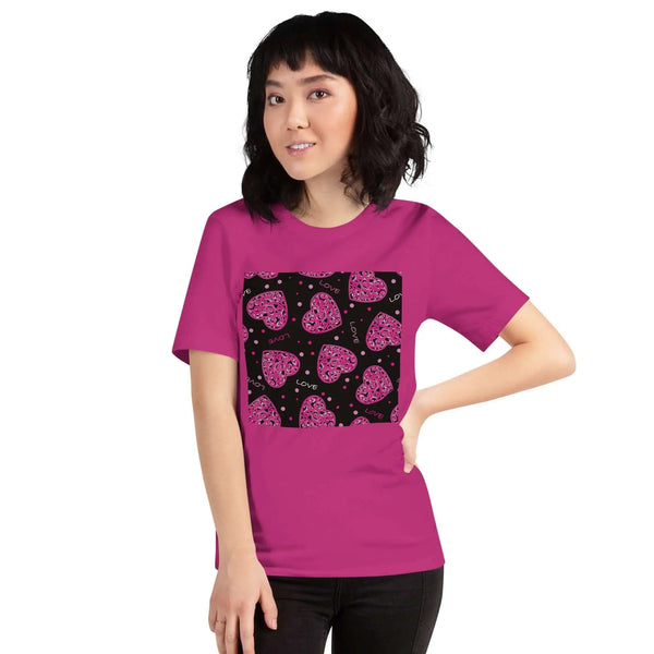 Unisex T-Shirt with Bright Winter Colors