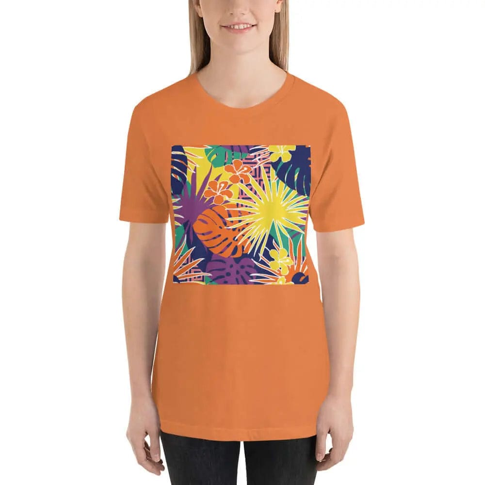 Unisex T-Shirt with Bright Spring Colors