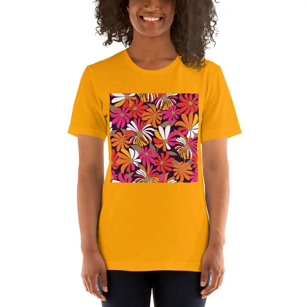 Unisex T-Shirt with Bright Spring Colors