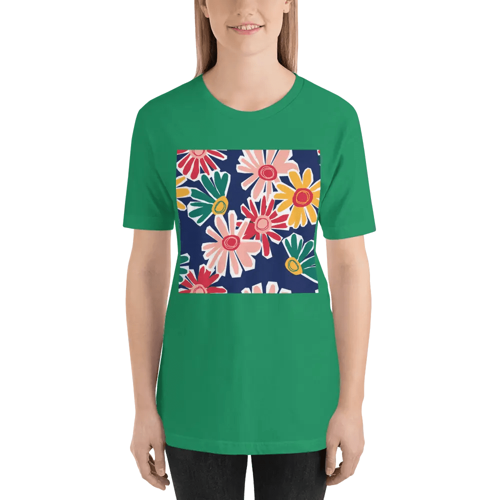 Unisex T-Shirt with Bright Spring Colors
