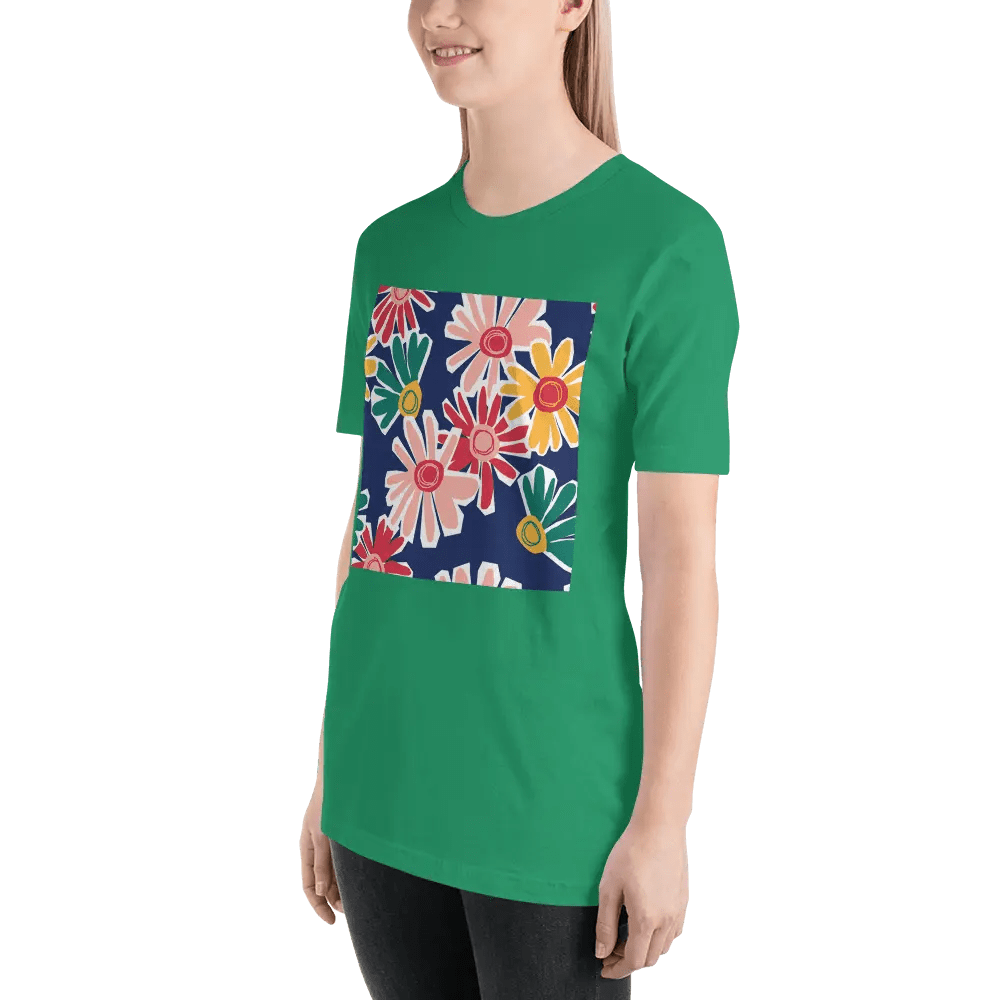 Unisex T-Shirt with Bright Spring Colors