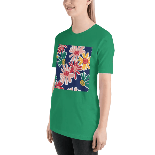 Unisex T-Shirt with Bright Spring Colors