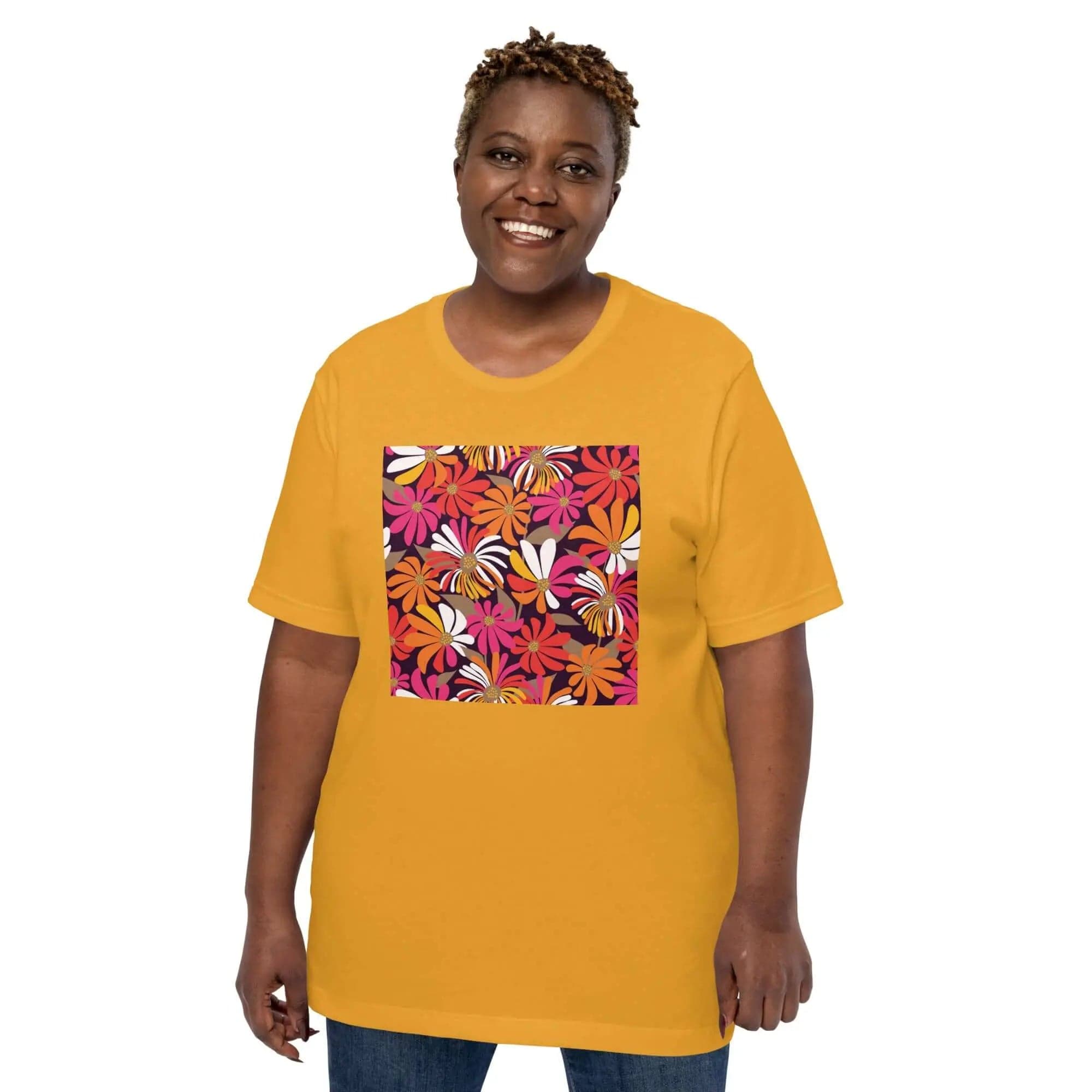 Unisex T-Shirt with Bright Spring Colors