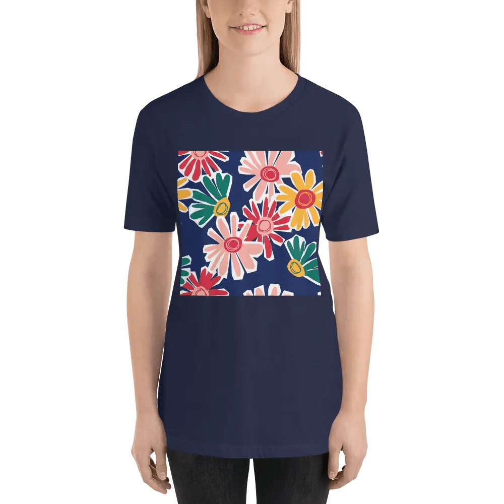 Unisex T-Shirt with Bright Spring Colors